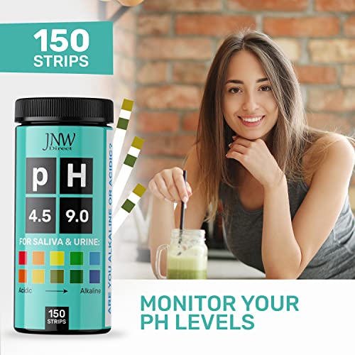 pH Test Strips for Urine and Saliva (150 Count)