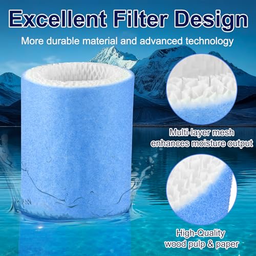 Humidifier Filter Replacement Compatible with Canopy Bedside and Nursery (4 Count)