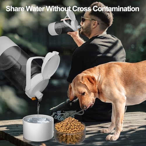 53oz Large Dog Water Bottle for All Day Travel Feeding & Hydration