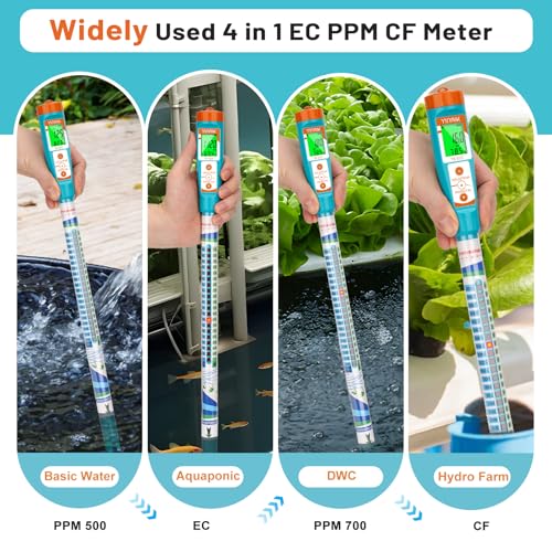 Truncheon EC PPM Nutrient Meter for Hydroponic