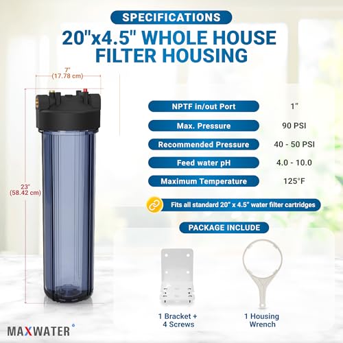 Whole House Water Filter Housing