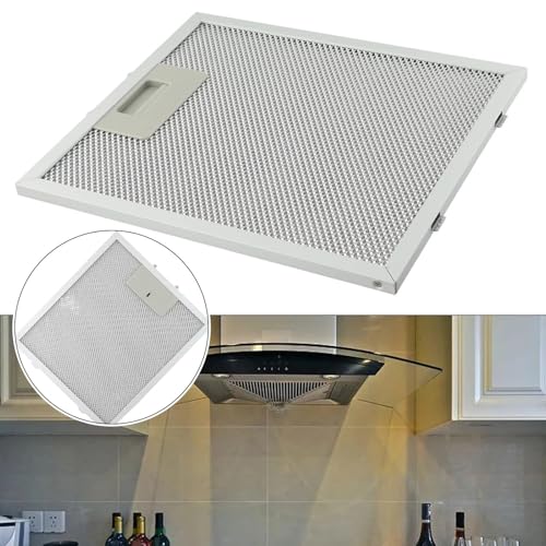 2pcs 12.63X10.23inchs Range Hood Filter Grease Filter Extractor Ventilation Aluminium Aspirator filter Mesh 320x260x9mm (2 Count)