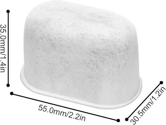 Activated Carbon Coffee Water Filter Inserts for Ninja Luxe Cafe ES601, ES655, ES701 – Long-Lasting Value Pack, Compatible with Select Breville & Keurig Coffee Makers, 12 Pack