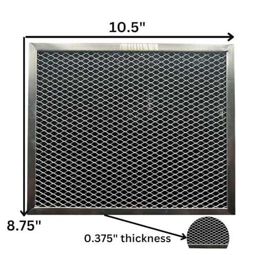 4 Pack Charcoal Range Hood Filters (4 Count)