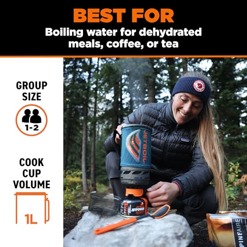 Flash 1.0L Portable Fast Boil Stove for Camping and Backpacking with 1