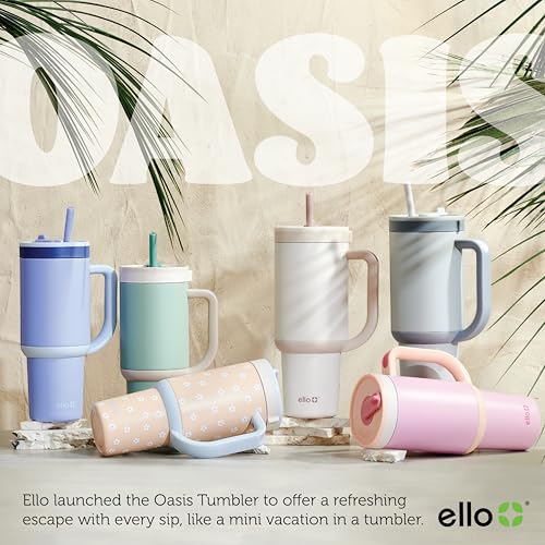 Oasis 30oz Insulated Stainless Steel Tumbler with Straw