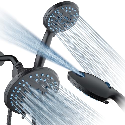 AquaCare 50 mode High Pressure 7 inch Shower Head Combo w