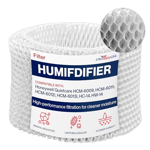 Filter E Humidifier Filter Replacement Wick Compatible with Honeywell Quietcare HCM