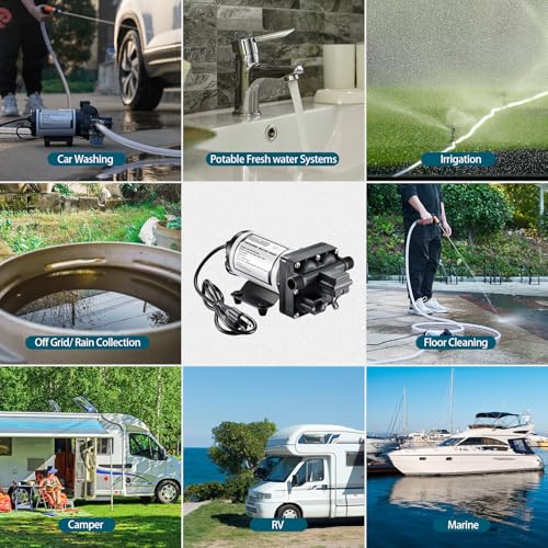 RV Water Pumps Pressure Pump 115V AC with Pressure Switch