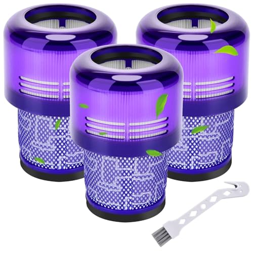 V11 Filter Replacement for Dyson V15 Detect Cordless Vacuum Cleaner (3 Count)