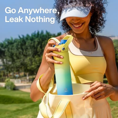 Insulated Water Bottle with Straw Stainless Steel Water Bottle