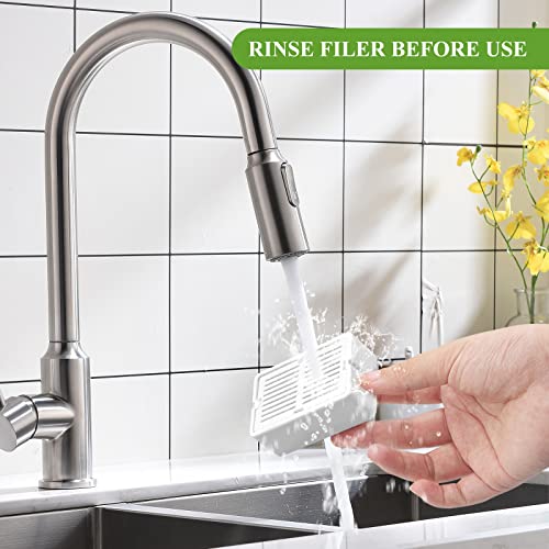 16 Pack Cat Water Fountain Filter with 4 Foam (20 Count)