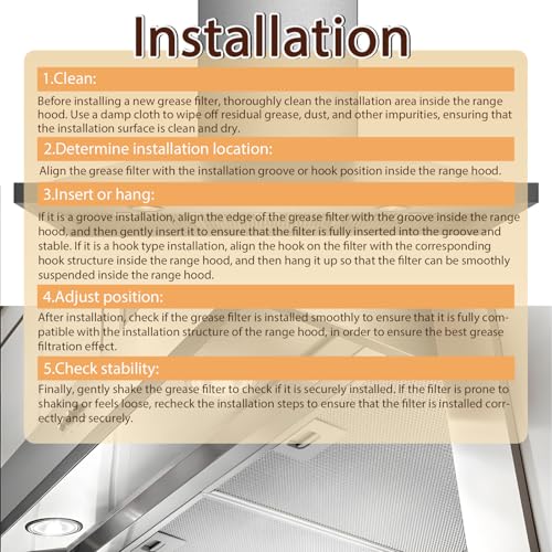 W10915369 Range Hood Filter 8.75 X 7.5 Inch Compatible with Whirlpool (2 Count)