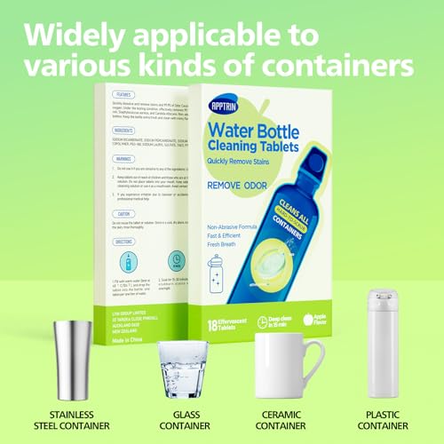 Water Bottle Cleaning Tablets (18 Count)