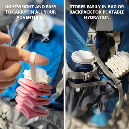 Collapsible Water Bottles 2 Pack (2 Count)