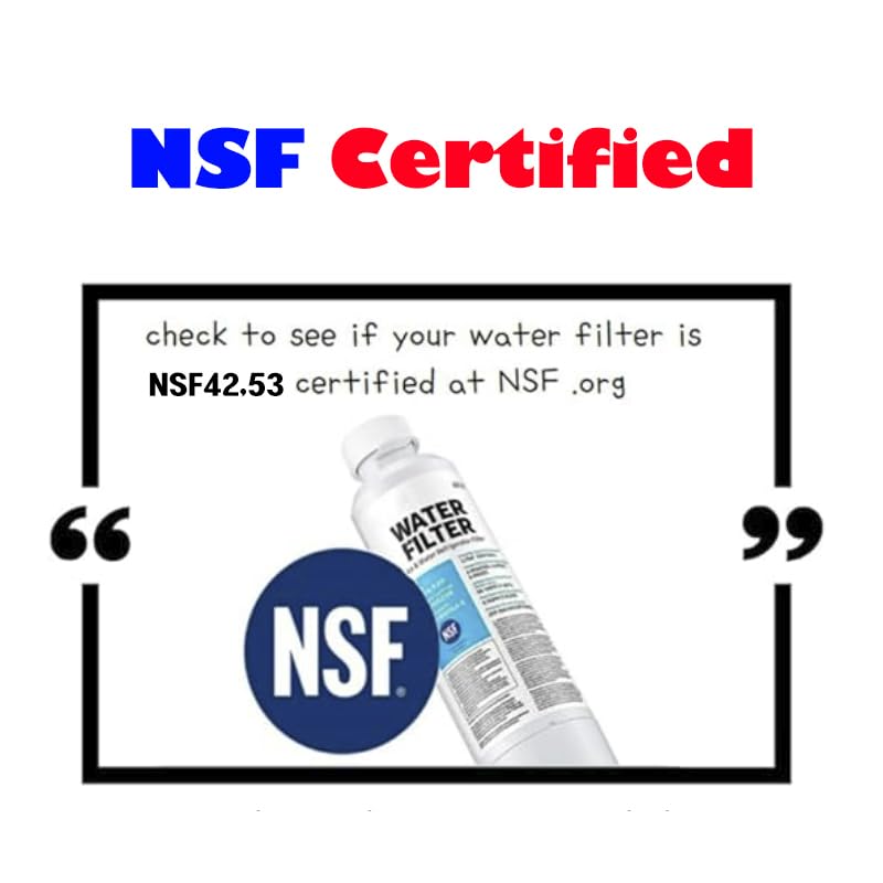 HAF-CIN/EXP Refrigerator Water Filter, Compatible with DA29-00020B Carbon Block Filtration, 99% Contaminant Reduction, 6-Month Life 2 Pack (2 Count)