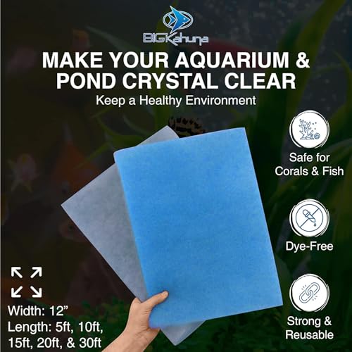 Big Kahuna Aquarium Filter Floss for Fish Tank Filters