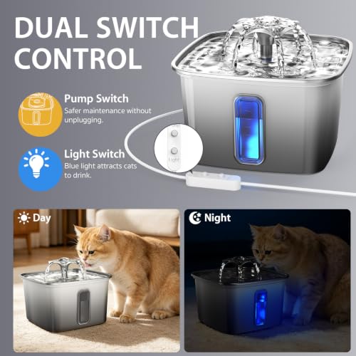 Innovation Award Winner Stainless Steel Cat Water Fountain
