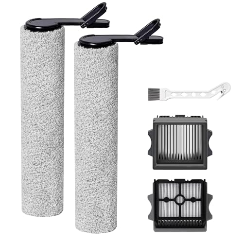 Replacement Roller Brush & HEPA Filters Kit for Tineco Stretch (4 Count)