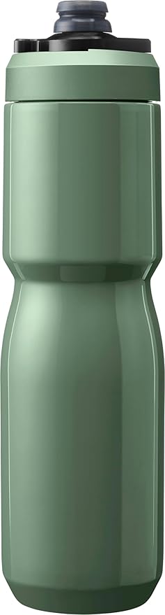 CamelBak Podium Steel Insulated Stainless Steel Bike Water Bottle Moss, 22oz