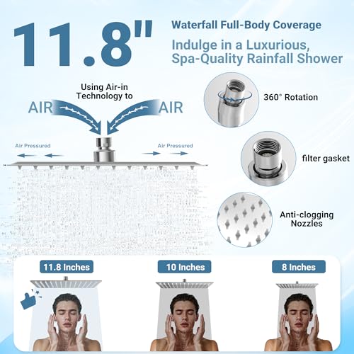 Filtered Shower Head with Handheld