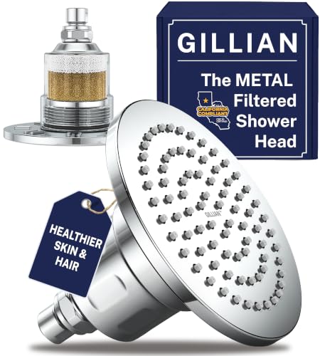 Gillian Filtered Shower Head for Hard Water