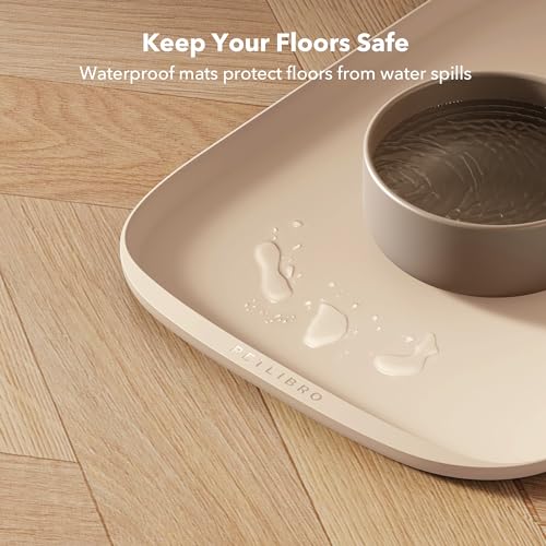 Silicone Dog & Cat Food Mat for Feeder and Water Fountain