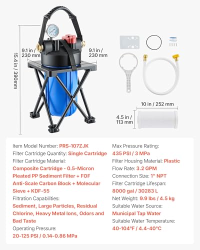 RV Water Filter System for Campers