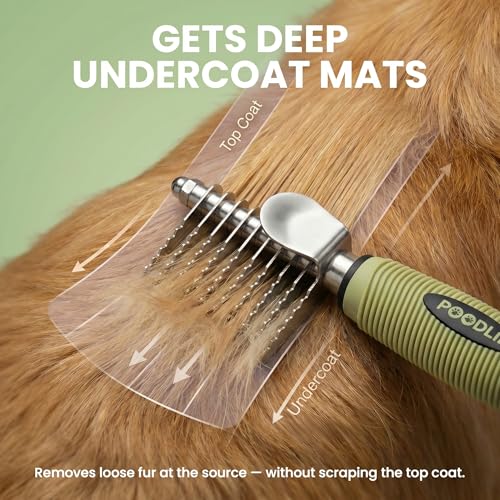Poodle Dematting Fur Rake Comb Brush for Dogs and Cats