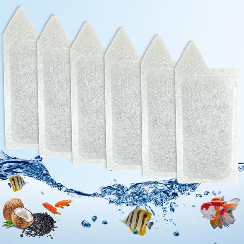 6Pcs Small Filter Cartridge for Tetra Whisper Small Fish Tank Filter