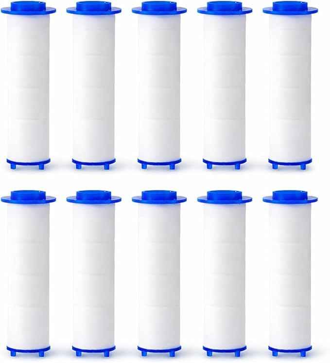 Ion Drops Shower Head Filters PP Cotton Replacement Cartridge, 3.3 Inch Filter Drivese, Water Filter Core Cotton (D10)