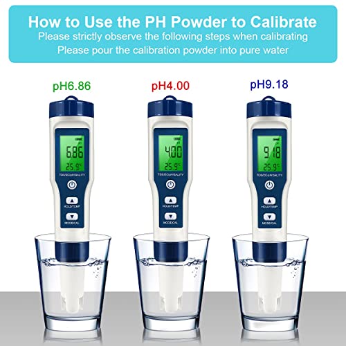 5 in 1 TDS Meter PH Tester