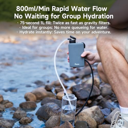 Electric Water Filter for Camping & Survival