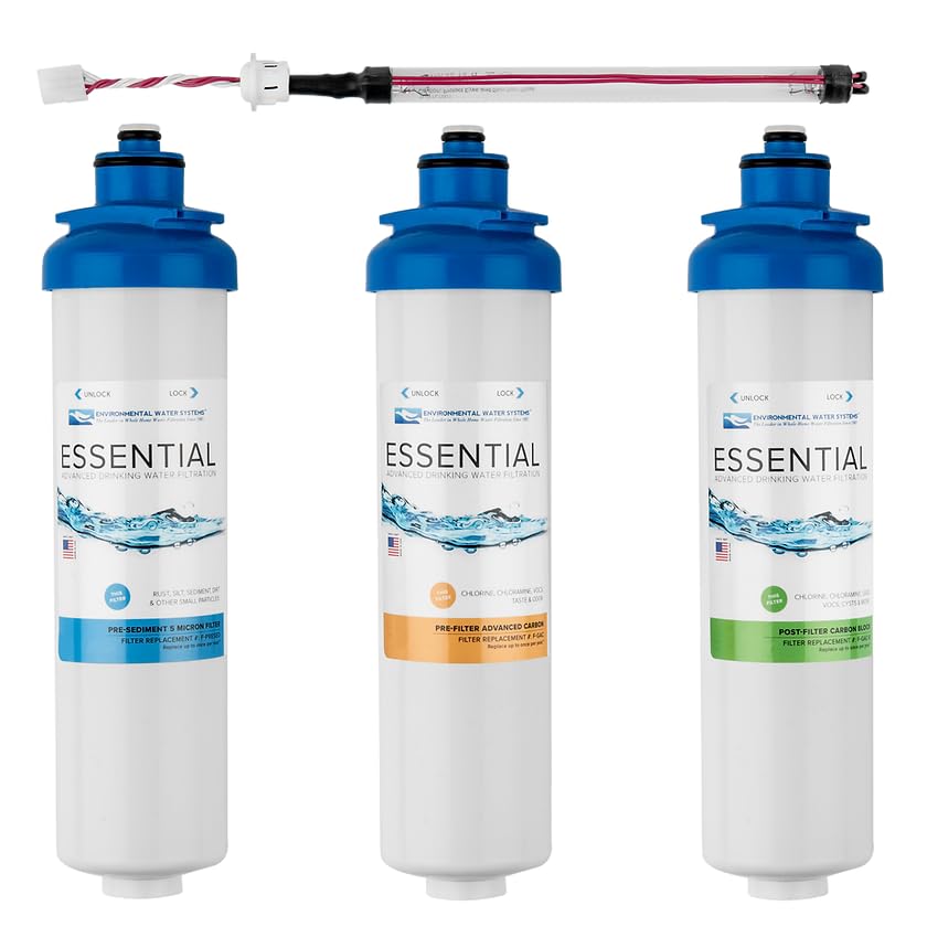 Essential Water Systems Replacement Filter Set for DWS (3 Count)