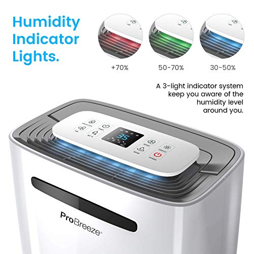 50 Pint Dehumidifier for Basement Bedroom and Bathroom