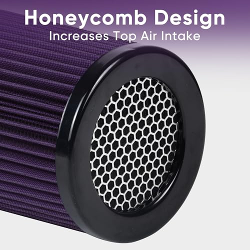 3 3.5 4 Inches Cold Air Intake Filter 76mm 89mm 101mm High Performance Washable Clamp
