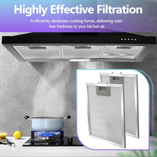 2 Pack S97018029 Range Hood Filter Replacement