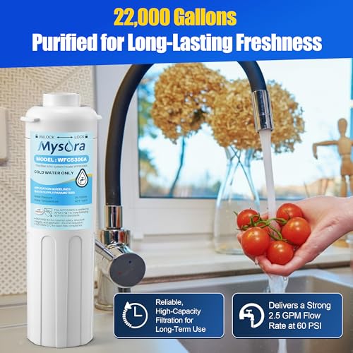 Under Sink Water Filter Replacement Compatible with PUREPLUS WFC5300A