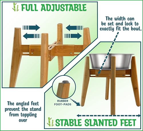 Dog Bowl Stand for Large Dogs