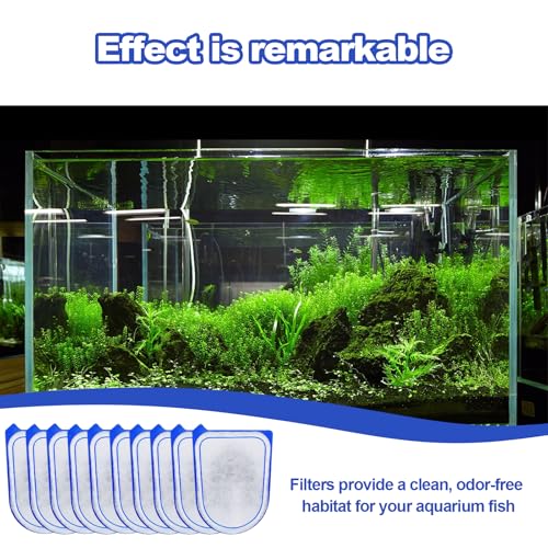 16 Pack Carbon Filter Cartridges Compatible with Tetra Whisper EX30 (16 Count)
