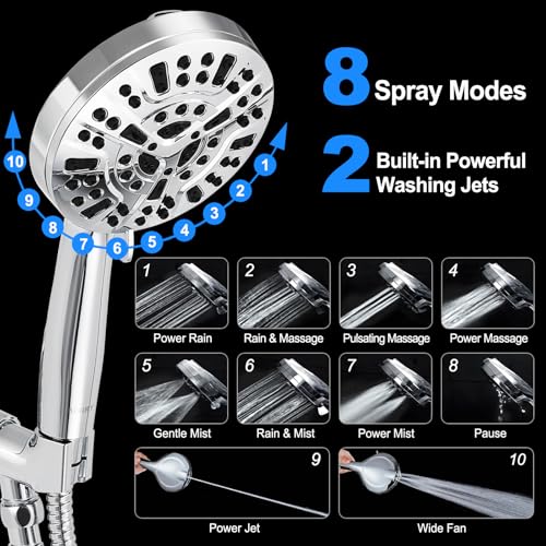 Filtered Shower Head with Handheld