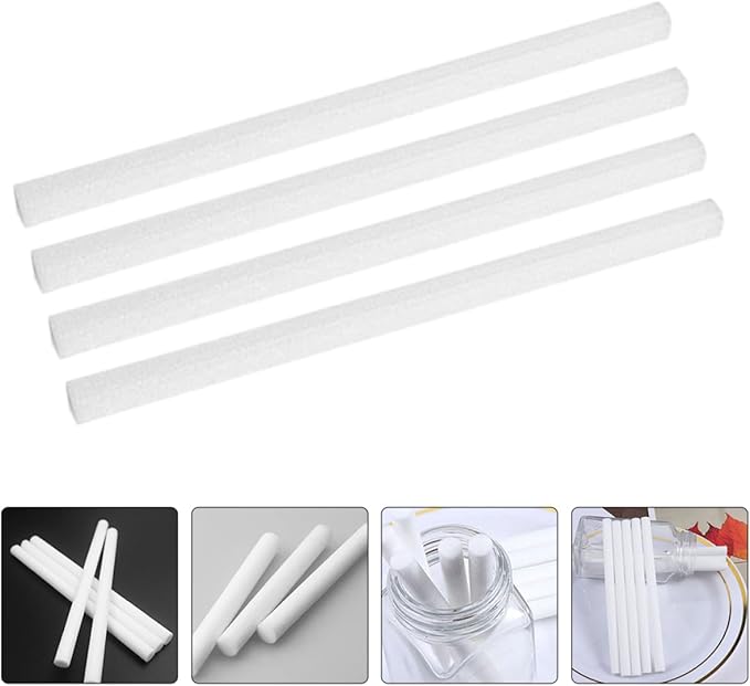 50pcs Diffuser Sticks Absorbent Fiber Wicks for Humidifiers Replacement Filter for Essential Oils Portable and Easy to Use for Home Travel and - AquaVibe