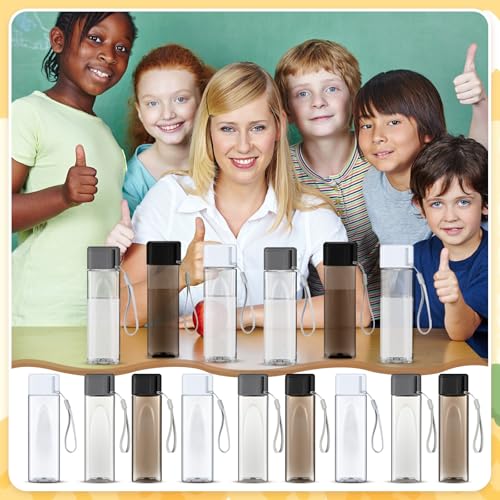 30 Pcs Water Bottles Bulk 17 Oz Plastic Leak Proof
