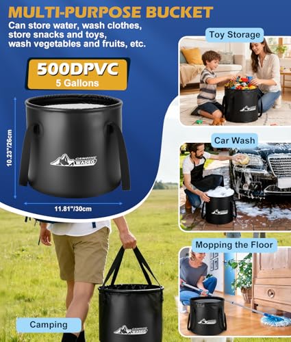 2026 Upgraded Portable Shower for Camping with Heater