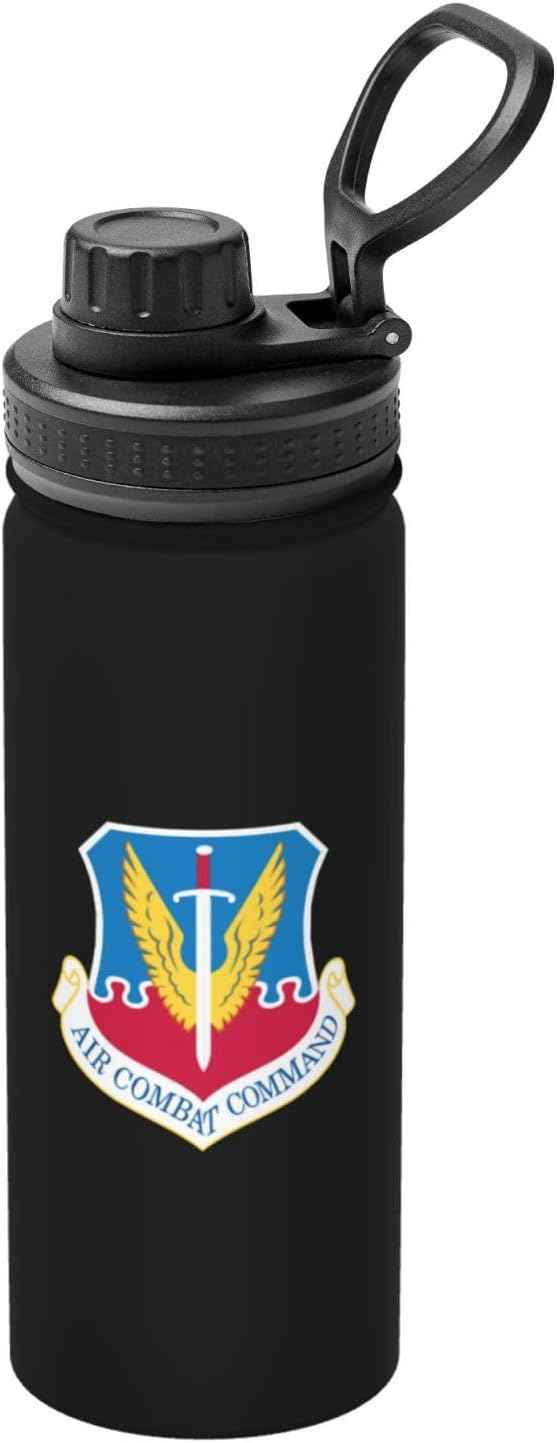 ETHORY Acc Shield Water Bottle 18OZ Stainless Steel Insulated Water Bottles With Spout Lid Sports Keep Cold and Hot Water Bottle For Biking Hiking