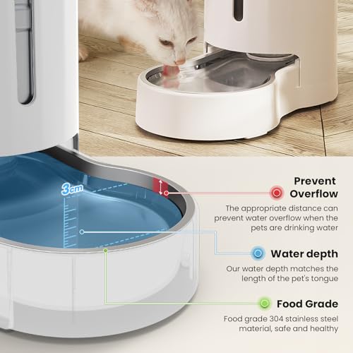 Elevated Dog Water Bowl Dispenser for Large Dogs