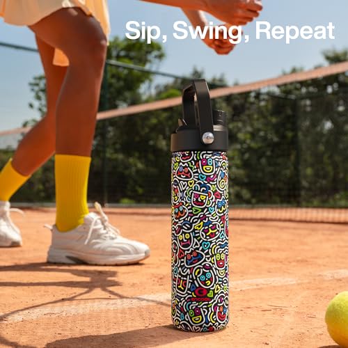 Insulated Water Bottle with Straw Stainless Steel Water Bottle