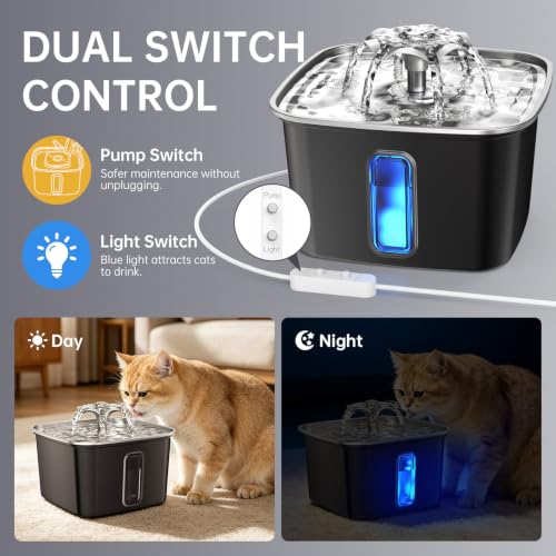 Innovation Award Winner Stainless Steel Cat Water Fountain