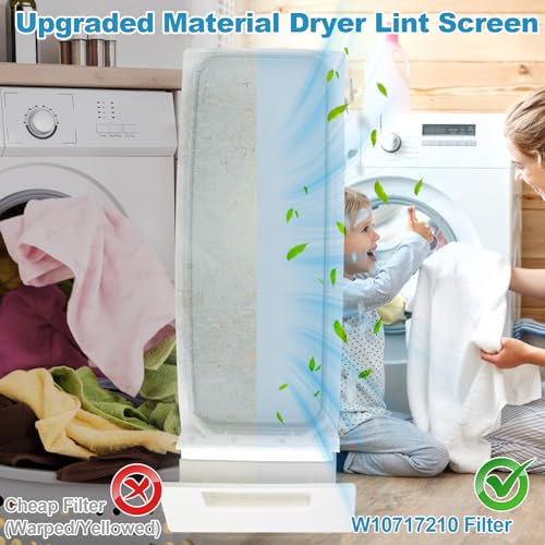 WPW10717210 W11778253 Dryer Lint Screen Filter Fit for Whirlpool Kenmore