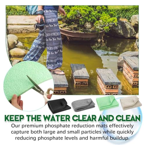 4 Pack Aquarium Filter Media Pads (4 Count)